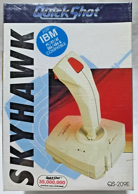 QuickShot QS-209E SKYHAWK Joystoick for retro IBM PCs and compatible NEW SEALED - Bild 1 von 4