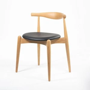 2021 CH20 Elbow Dining Chair by Hans Wegner for Carl Hansen Oak Leather 2x Avail - Picture 1 of 12