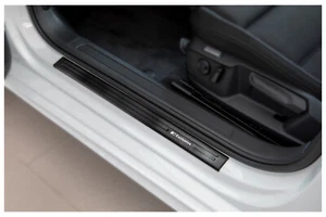 Listones de entrada exclusivos de acero inoxidable adecuados para VW Tiguan 2 AD1 2016-2024 - Imagen 1 de 5