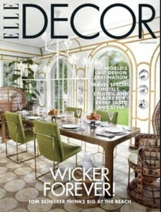 Elle Decor Magazine US July/August 2019 A-List Travel, Beachside Homes, Bhutan - Picture 1 of 13