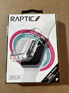 Raptic 360X Screen Protector & Shock Absorbs for Apple Watch 38MM. New In Box. - Photo 1 sur 3