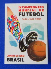 1990 PANINI WORLD CUP STORY #9 FIGURE - 1950 FOOTBALL WORLD CHAMPIONSHIP