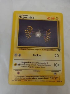Gängig Magnemite 60/82 - Original Team Rocket Set Pokemon Karte Go - Bild 1 von 1
