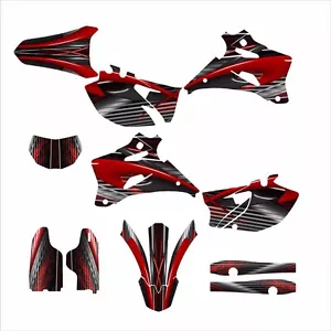 2007 2008 2009 2011 WR 450F 2011 kit de calcomanías gráficas #3333 rojo - Imagen 1 de 2