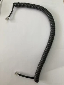 TELÉFONO TELÉFONO TELÉFONO RIZADO TELÉFONO CABLE CABLE CABLE ENCHUFE RJ10 gris oscuro negro 2M - Imagen 1 de 1