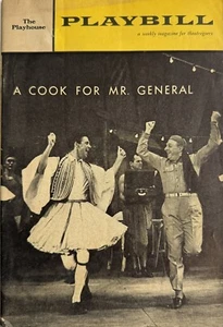 A Cook from Mr. General - Broadway Playbill - Oct 1961 - Bill Travers - Picture 1 of 3