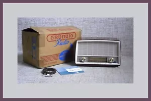 GRUNDIG Radio Receiver SW & MW NIB Made in W. Germany B/O Working order Vintage - Picture 1 of 12