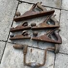 Lot+Of+5+Stanley+Planes+%26+Hand+Drill+all+Rusty+-Parts+Or+Repair