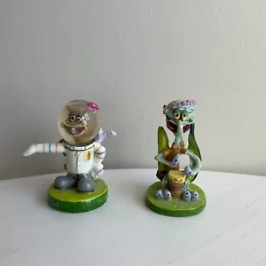 Nickelodeon SpongeBob Schwammkopf 2" Figur Aquarium Dekor Thaddäus & Sand - Bild 1 von 6