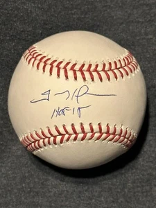 Trevor Hoffman Autographed Baseball with HOF Inscription San Diego Padres - Picture 1 of 2