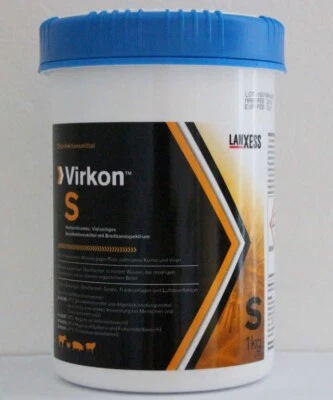 LANXESS Virkon S Breitbanddesinfektionsmittel für die Stall- und Trinkwasserdesinf.1000g