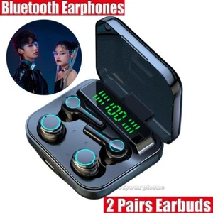 4X Earbuds Wireless Bluetooth Earphones Headphones For iPhone 8 7 6 6s Plus 5 - Photo 1 sur 20