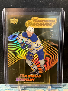 2022-23 Upper Deck Smooth Grooves Gold Spectrum Rasmus Dahlin! #/25! SP