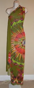 SPECTACULAR, CRAZY RARE, NWT JEAN PAUL GAULTIER FLORAL PRINT MAXI DRESS - Picture 1 of 12
