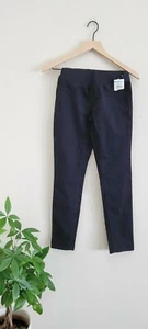 New Women's Maternity 1822 DENIM Re:Denim Ankle Skinny Jeans Black NWT Size 26 - Picture 1 of 7