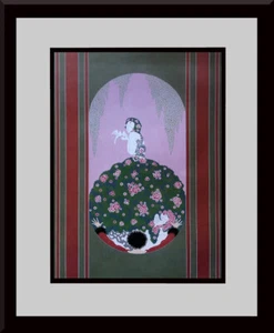 ERTE - 'Venus' Custom Framed Original Book Print - Picture 1 of 2