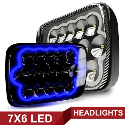 5X7 7x6" Led Headlight Hi-Lo DRL For Chevy C1500 C2500 C3500 Suburban Pickup 2P - Image 1 of 4