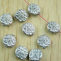 100pc Tibetan silver crafted  butterfly space beads h0682