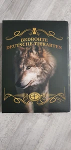 "BEDROHTE DEUTSCHE TIERARTEN" 12 GOLD-BARREN im SAMMEL-ALBUM OVP - Bild 1 von 4