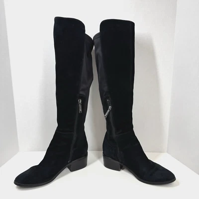 Bota de montar Blondo Gallo impermeable para mujer hasta la rodilla talla 7,5 M gamuza negra Foto 1 de 4