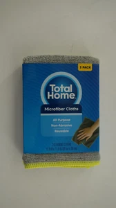 CVS TOTAL HOME CONFEZIONE DA 3 PANNI IN MICROFIBRA RIUTILIZZABILI NON ABRASIVI TUTTO PURPPOSE - Foto 1 di 5