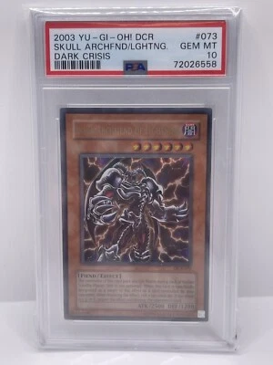 Skull Archfiend Of Lightning - PSA 10 - 2003 - DCR 073 - Ultra Rare Holo -Yugioh - Image 1 of 2