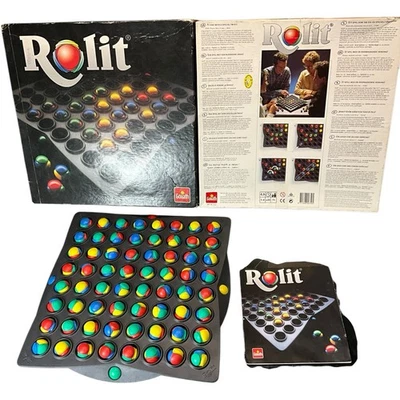 Rolit Strategy Board Game by Goliath Complete Reversi Othello Style Family - Image 1 of 4