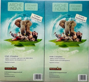 Arche Nova Zoo Map Pack 1 & 2 Feuerland Brettspiel Strategiespiel Expertenspiel - Bild 1 von 9