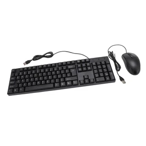 Wired Usb Keyboard Mouse Set Ergonomic 104 Keys Keyboard Comfortable Grip ESE - Picture 1 of 24