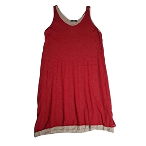 WYDT Kleid Damen L rot ärmellos Strick Maxi Sommer leicht Freizeit - Bild 1 von 10