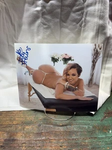 Jada Stevens original signiertes 8x10 Foto Pornostar Schauspielerin Filmstar - Bild 1 von 1