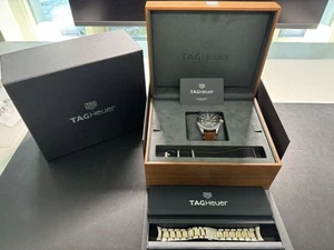 TAG Heuer 42 mm Autavia Chronometer FULL SET WBE5114.EB0173 Stahlband - Bild 1 von 18