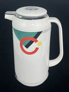 Mikasa "High Spirits" Maxima Coffee Tea Thermos Carafe Geometric Pattern - Picture 1 of 7