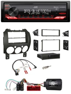 JVC Bluetooth USB DAB Lenkrad Autoradio für Mazda 2 2007-2014 nur Panasonic OEM - Bild 1 von 9