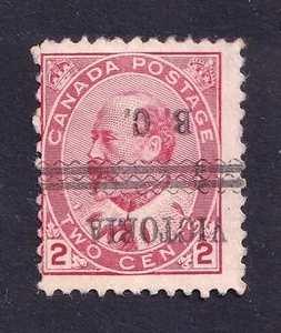 CANADA  — PRECANCEL — VICTORIA #1-90-I — USED — CV $40 - Afbeelding 1 van 2