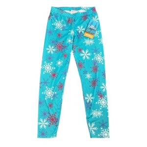 Hot Chilly's Youth Originals II Print AnkleT ight Snowflakes Leggins Size M - Picture 1 of 5