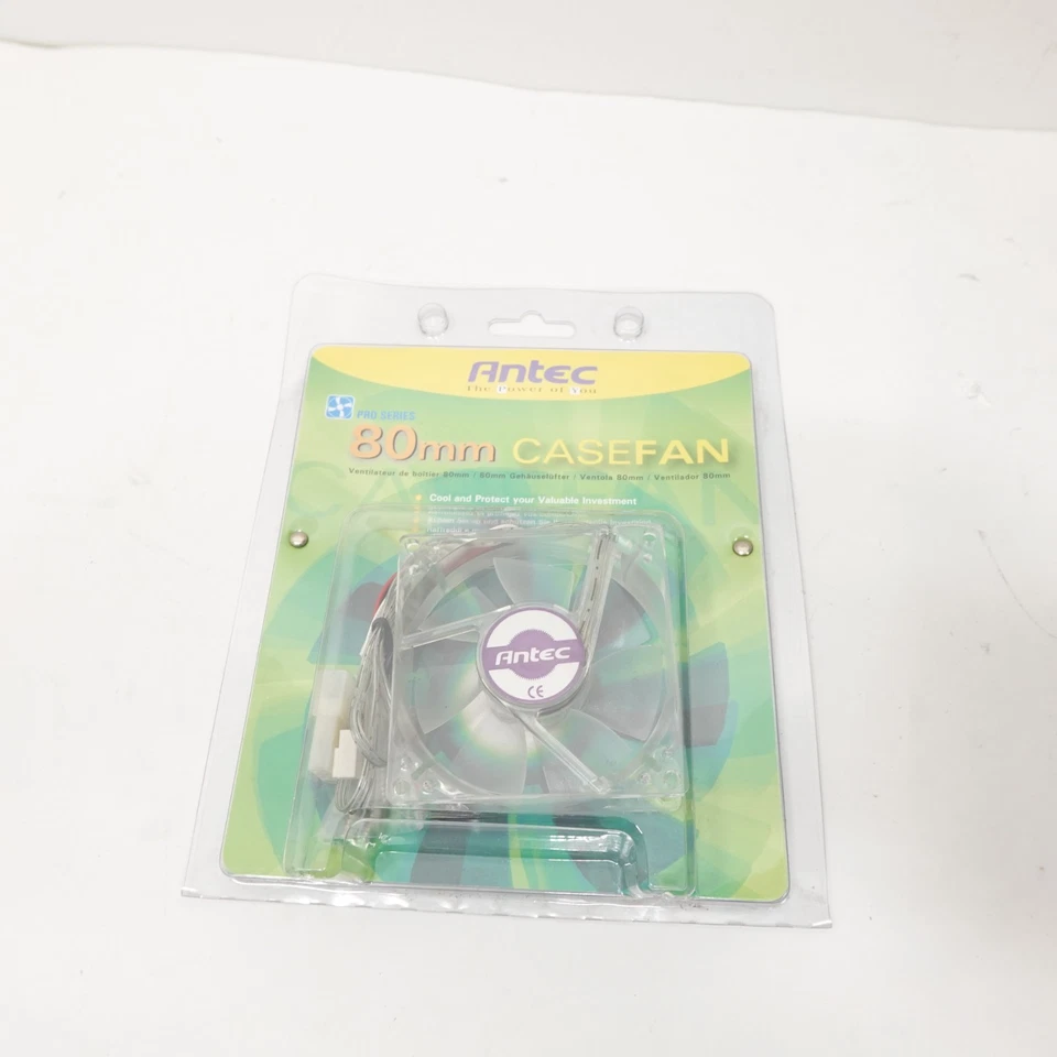 Antec Pro Series 80mm LED Double-Ball Bearing Casefan -- Brand New Sealed! - Image 1 of 4