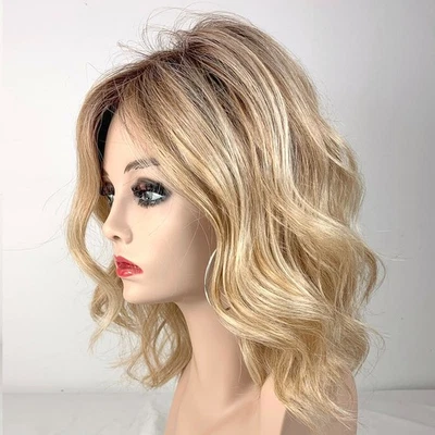 Belle Tress Amaretto Wig Honey Chai Latte Lace Front Heat-Friendly Rooted Blond - Image 1 of 4