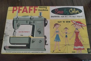 Vintage Pressman #3360 PFAFF JUNIOR NÄHMASCHINE NÄHEN NACH FARBE OVP LESEN - Bild 1 von 8
