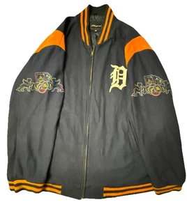 Chaqueta Aislante Retro Detroit Tigers Bhogalli MLB 5XL Abrigo ¡Muy Bonito! - Imagen 1 de 8