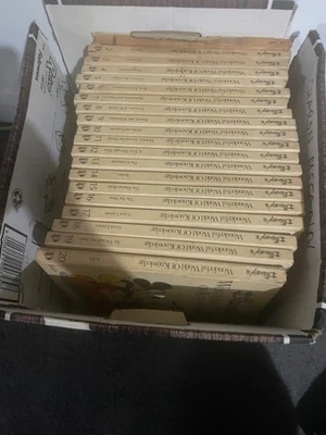 wonderful world of knowledge Disney books 1-20, book 1s spine is broken - Image 1 of 2