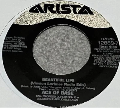 Ace of Base Beautiful Life 7" Vinyl R&B Euro Pop 90s Reggae Hip Hop Pre-owned - Image 1 of 2