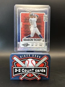 2021 Panini Contenders - Pete Alonso #84 Optic Red Wave Ticket - Picture 1 of 2
