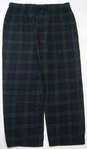 XL St. John's Bay Blue Green Cotton Men's Pajama Pants Lounge Sleepwear JKT87 - Picture 1 of 4