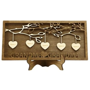 Stammbaum-Plakette Aus , Dekoration, Geschnitzter Familienname, Ornamen2728 - Bild 1 von 7