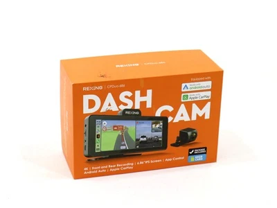 Rexing CPDuo-686 Dash Cam 4K 6.86" IPS Touch Screen Apple Carplay Android - Image 1 of 4
