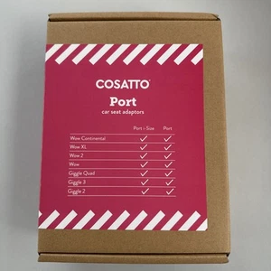 Cosatto Port iSize Car Seat Adaptors CT3753A BRAND NEW - Picture 1 of 4