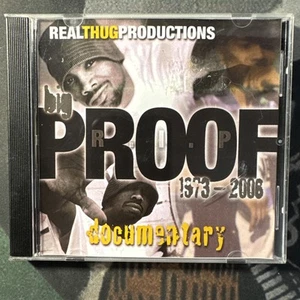 REAL THUG PRODUCTIONS R.I.P. Proof 1973-2008 MIXTAPE Promo CD Eminem Royce 5'9 - Picture 1 of 3
