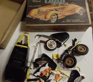 Vtg CORD Convertible PYRO Exact Scale Model #229 as pictured for parts or repair - Picture 1 of 9