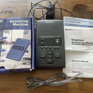 Sony Cyfrowa sekretarka telefoniczna TAM-100 Działa Vintage - Zdjęcie 1 z 4